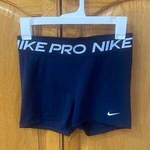 Nike Pro Dark Blue Athletic Shorts. Size medium.